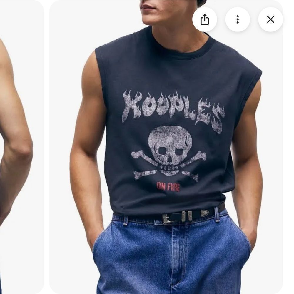 The Kooples Western-Style Leather Belt NWT - Picture 5 of 11